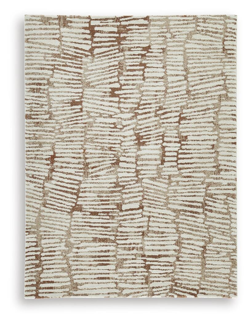 Uduak Cream/Tan/Rust Medium Rug view 2