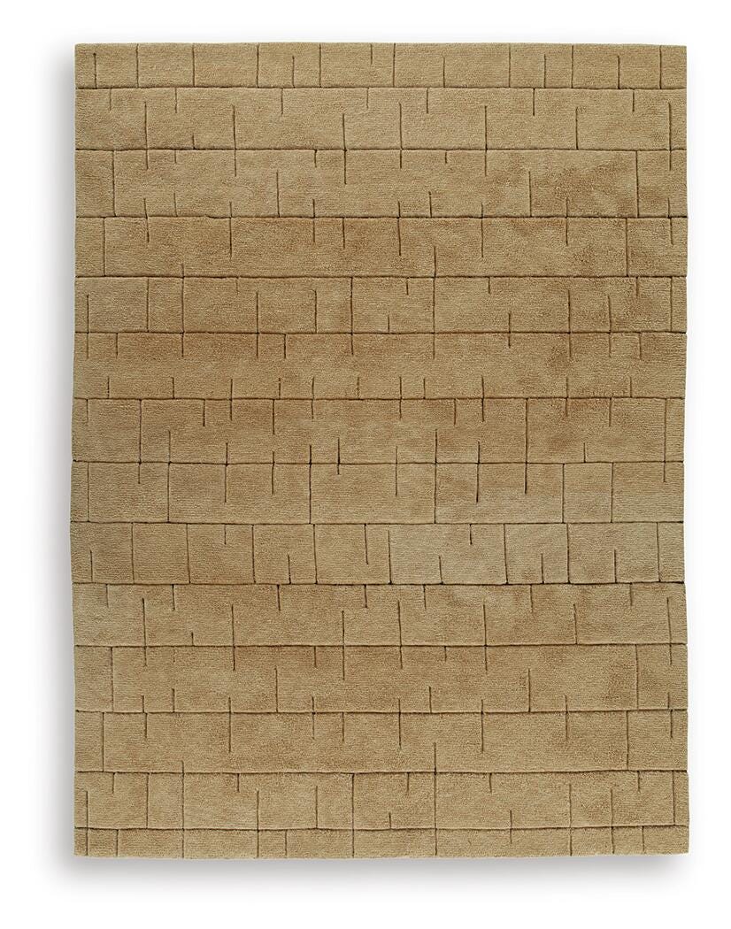 Luzmont Golden Brown Extra Large Rug