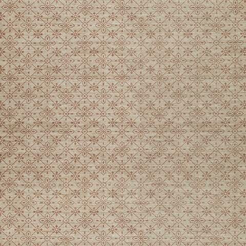 Lyamford Beige/Gray/Brown Large Rug finish detail