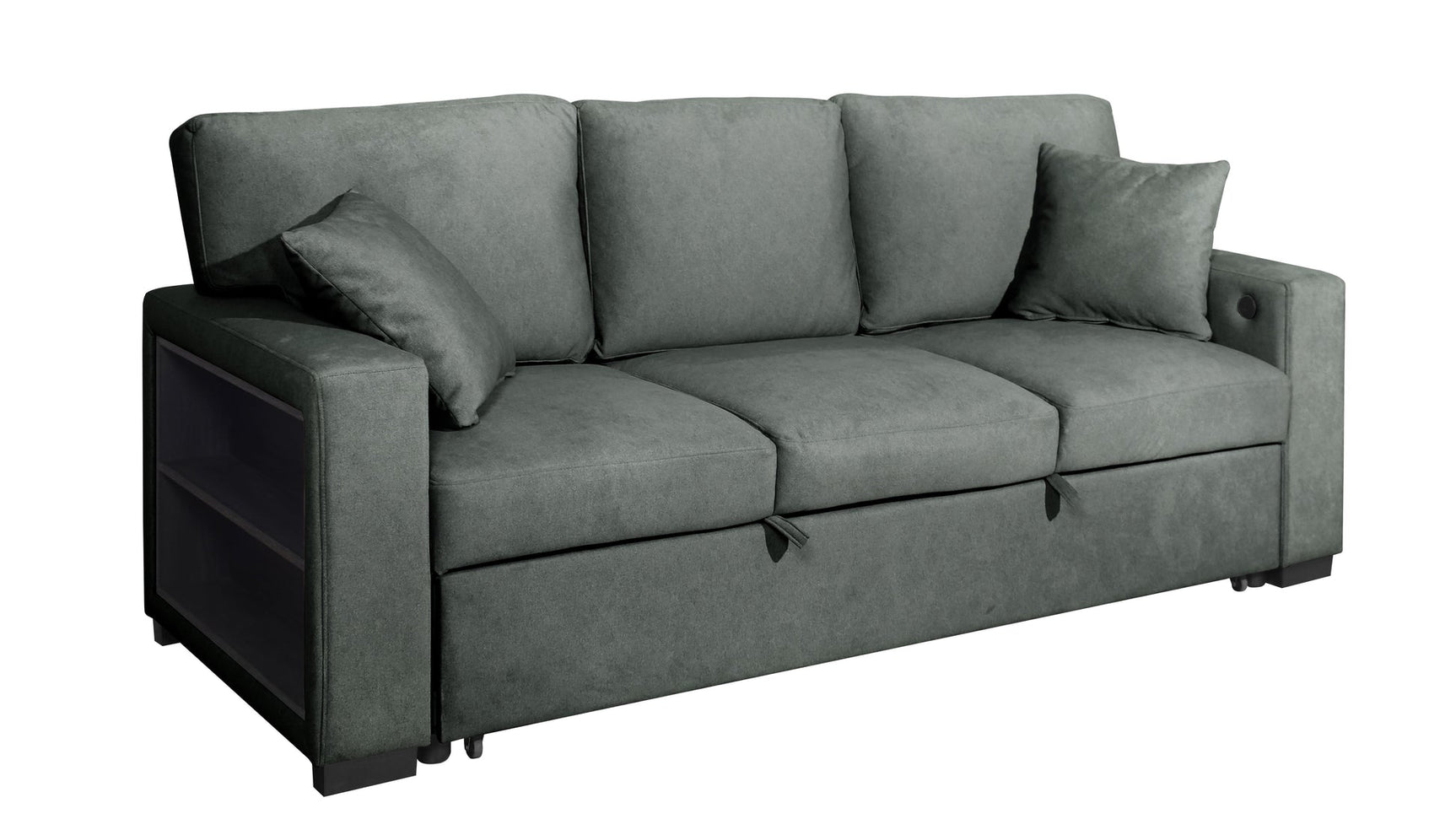 Bexley Gray Living Room Set w Pull-Out Bed