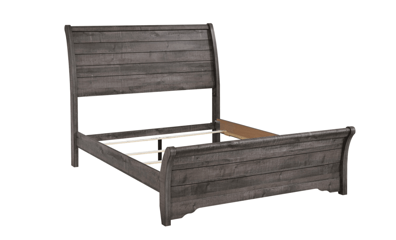 Coralee Chest Gray, Transitional Modern And Sleek Wood, Metal 4 Drawers - Ella Furniture