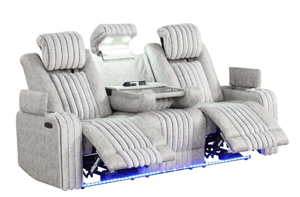 Lita Gray Power 3-Piece Reclining Set