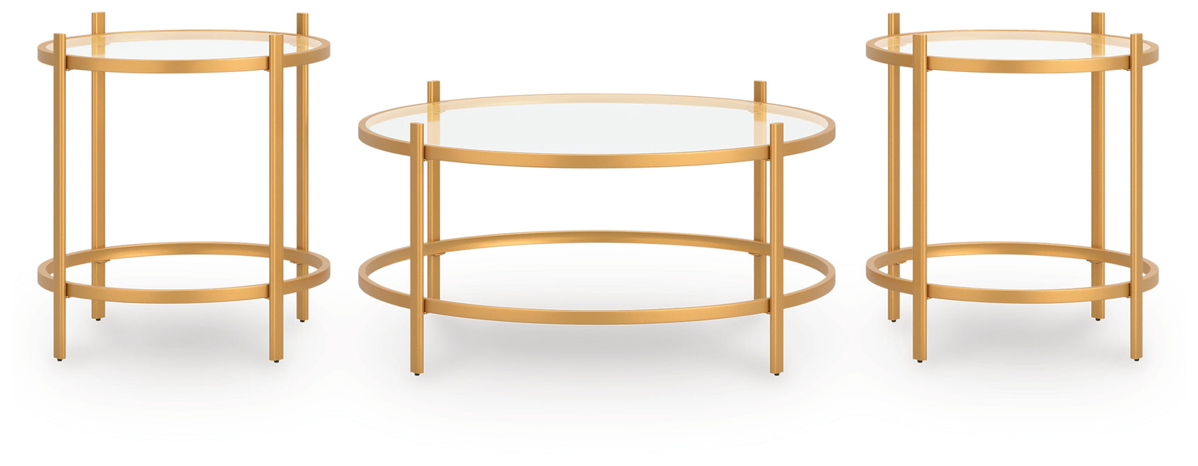 Pearlox Gold Table (Set of 3)