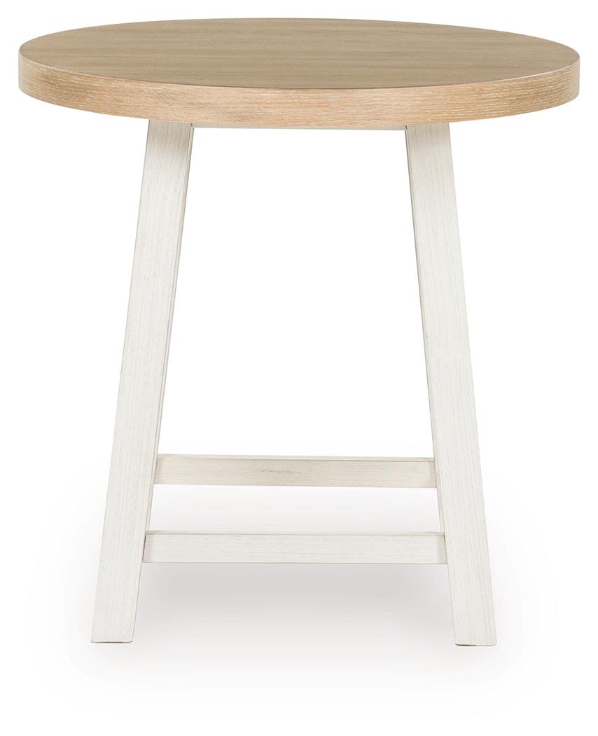 Fawndell Antique White/Brown Table (Set of 3)