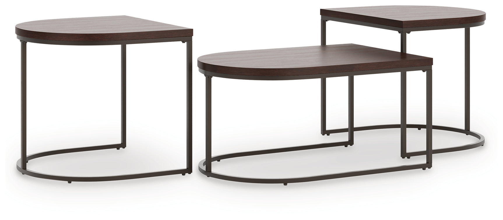 Vanmore Dark Brown Table (Set of 3)