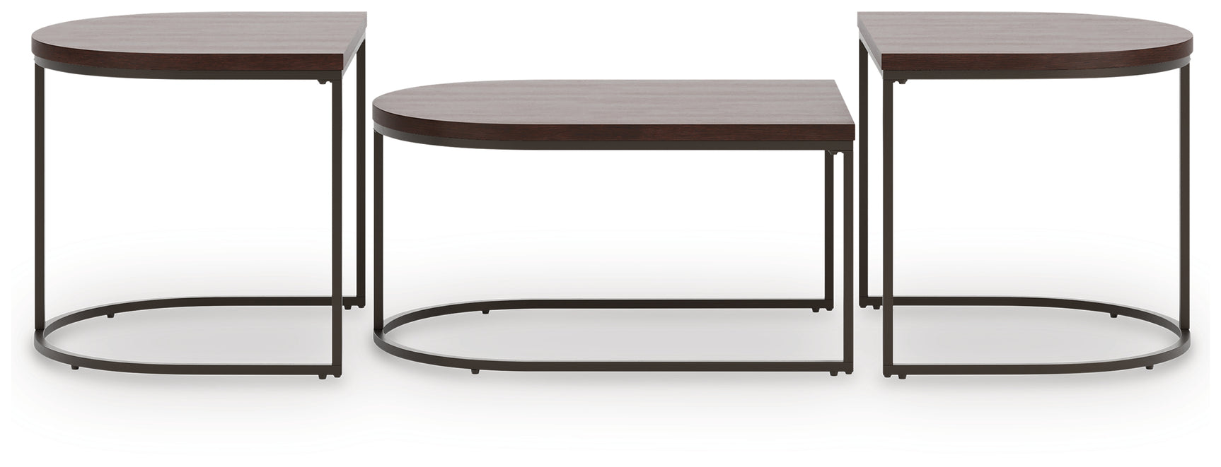 Vanmore Dark Brown Table (Set of 3)