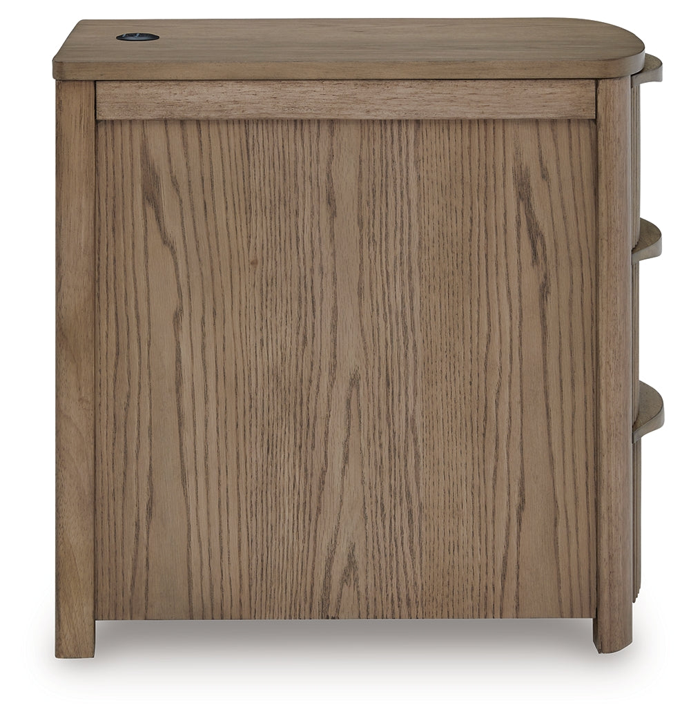 Camdill Light Brown Chairside End Table