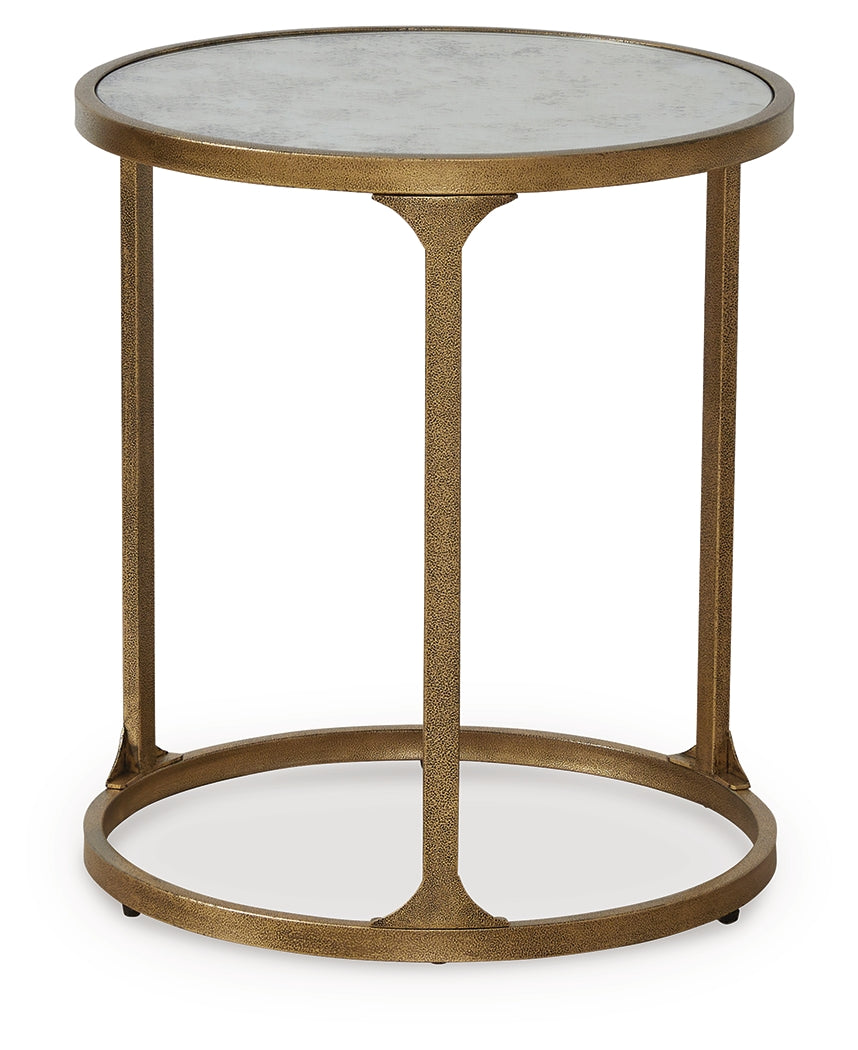 Korajane Antique Gold End Table