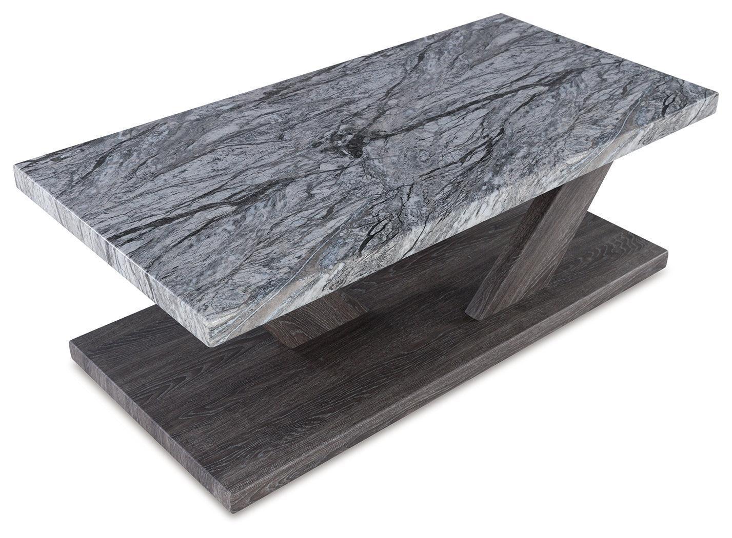 Bensonale Contemporary Brown and Gray 3-Piece Table Set
