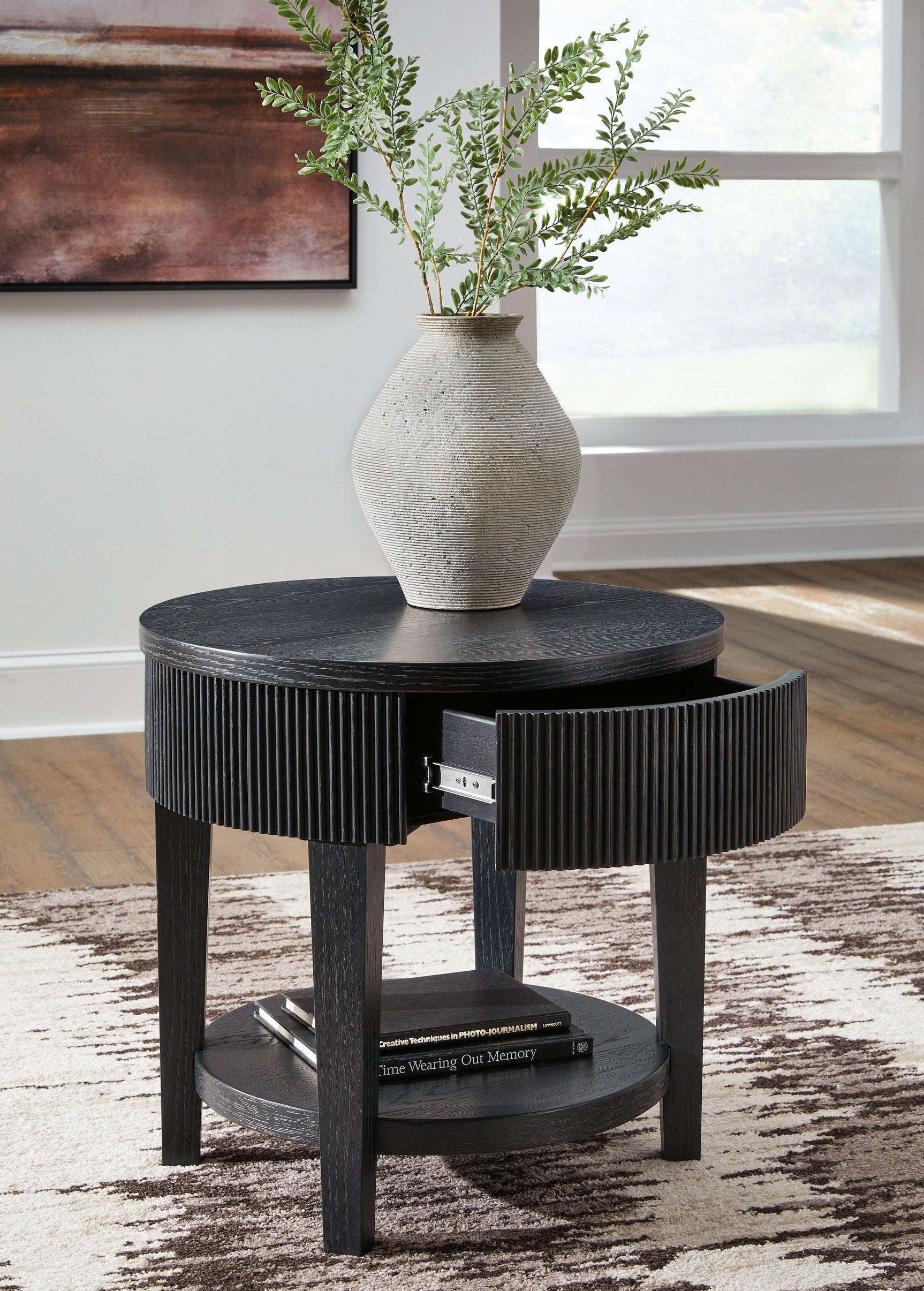 Marstream Black End Table