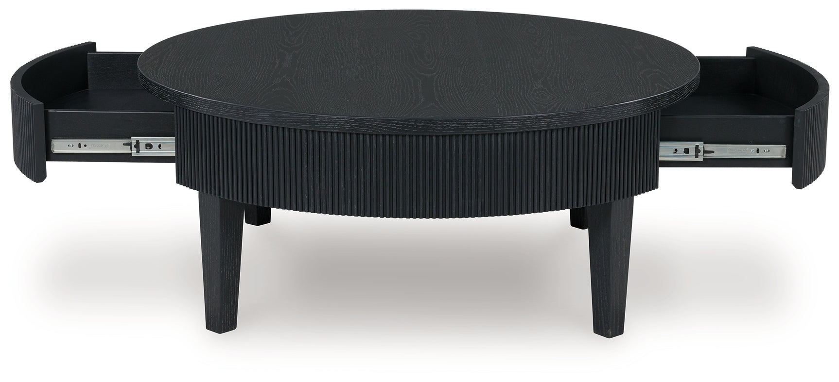 Marstream Black Coffee Table with 1 End Table