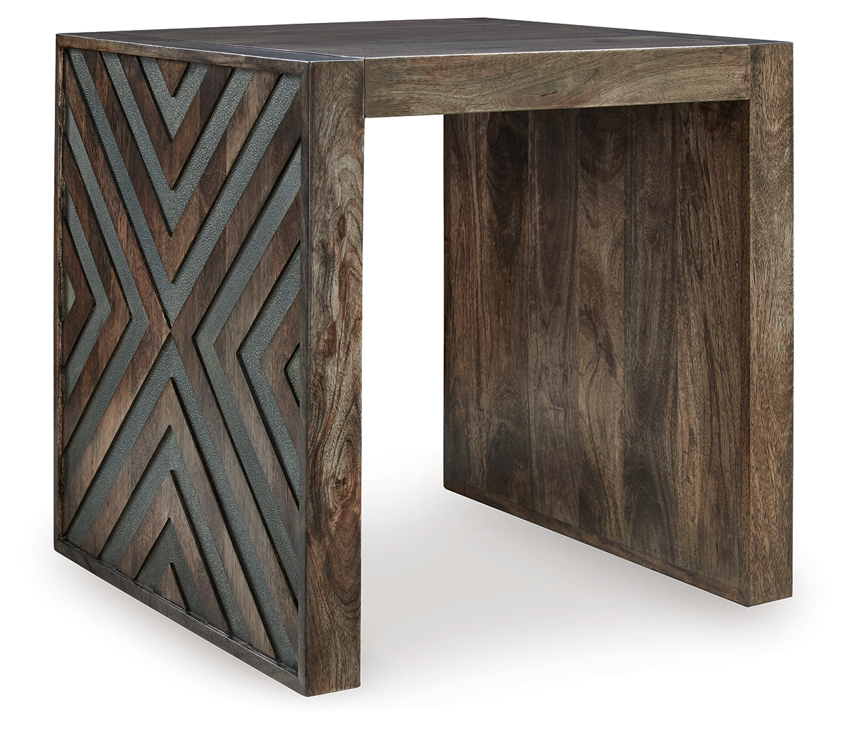 Dreggan Brown Coffee Table with 2 End Tables