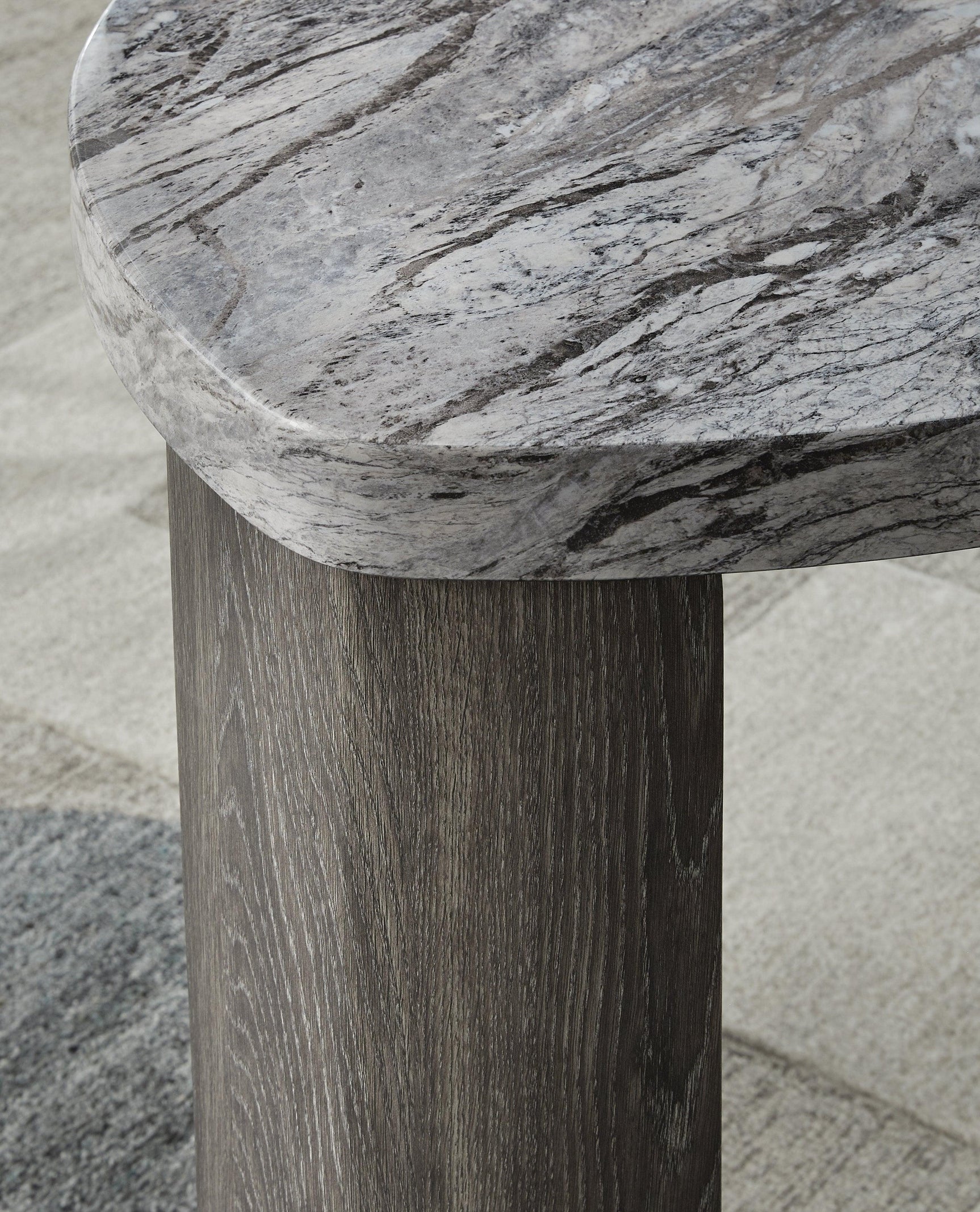 Surmour Gray/Brown End Table