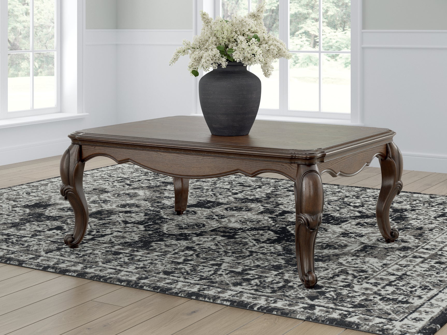 Maylee Dark Brown Coffee Table