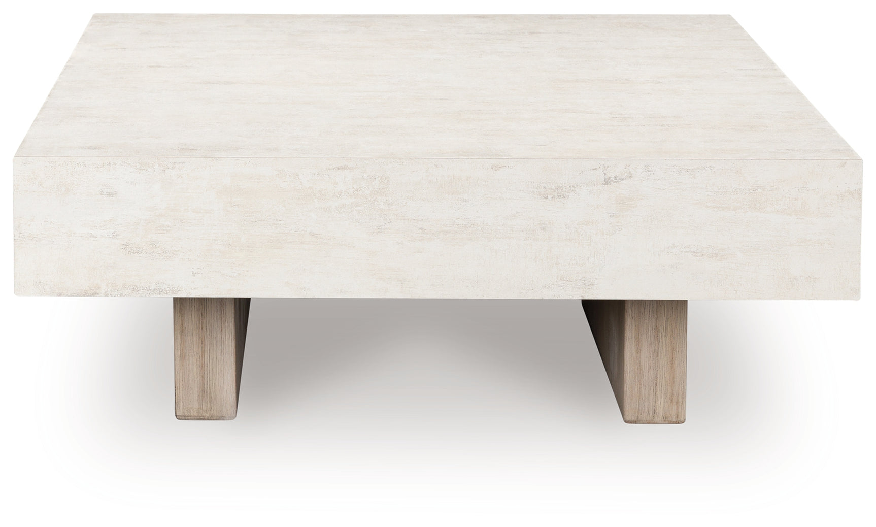 Jorlaina Light Grayish Brown Wood Coffee Table