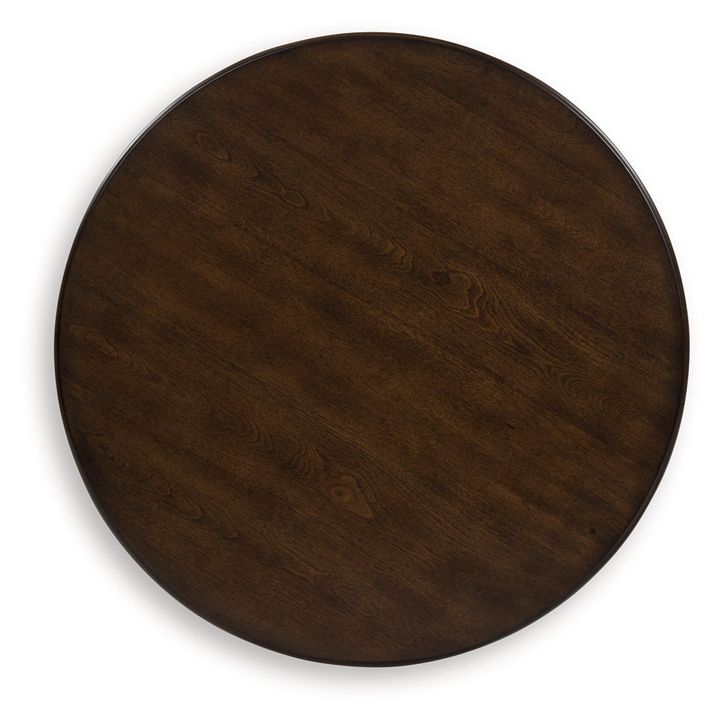Frallyn Dark Brown End Table