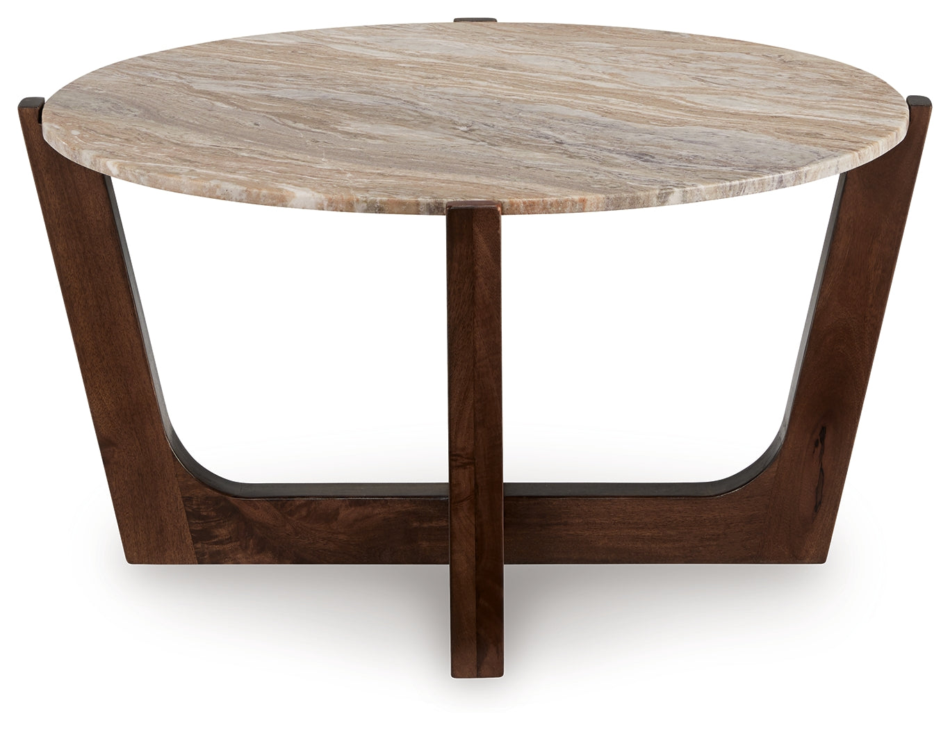 Tanidore Warm Brown Coffee Table with 1 End Table