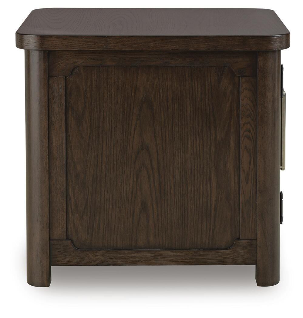 Breckington Dark Brown End Table