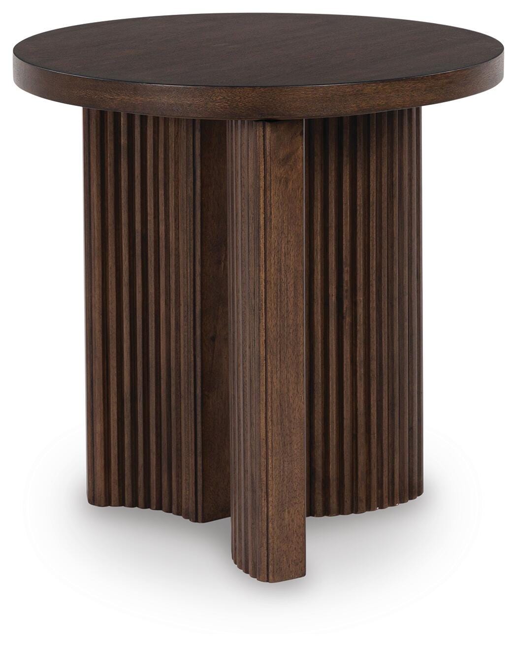 Korestone Dark Brown Coffee Table with 2 End Tables view 9