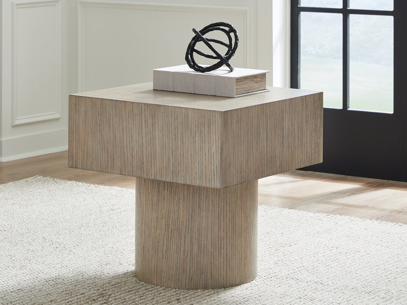 Jorielyn Light Grayish Brown End Table