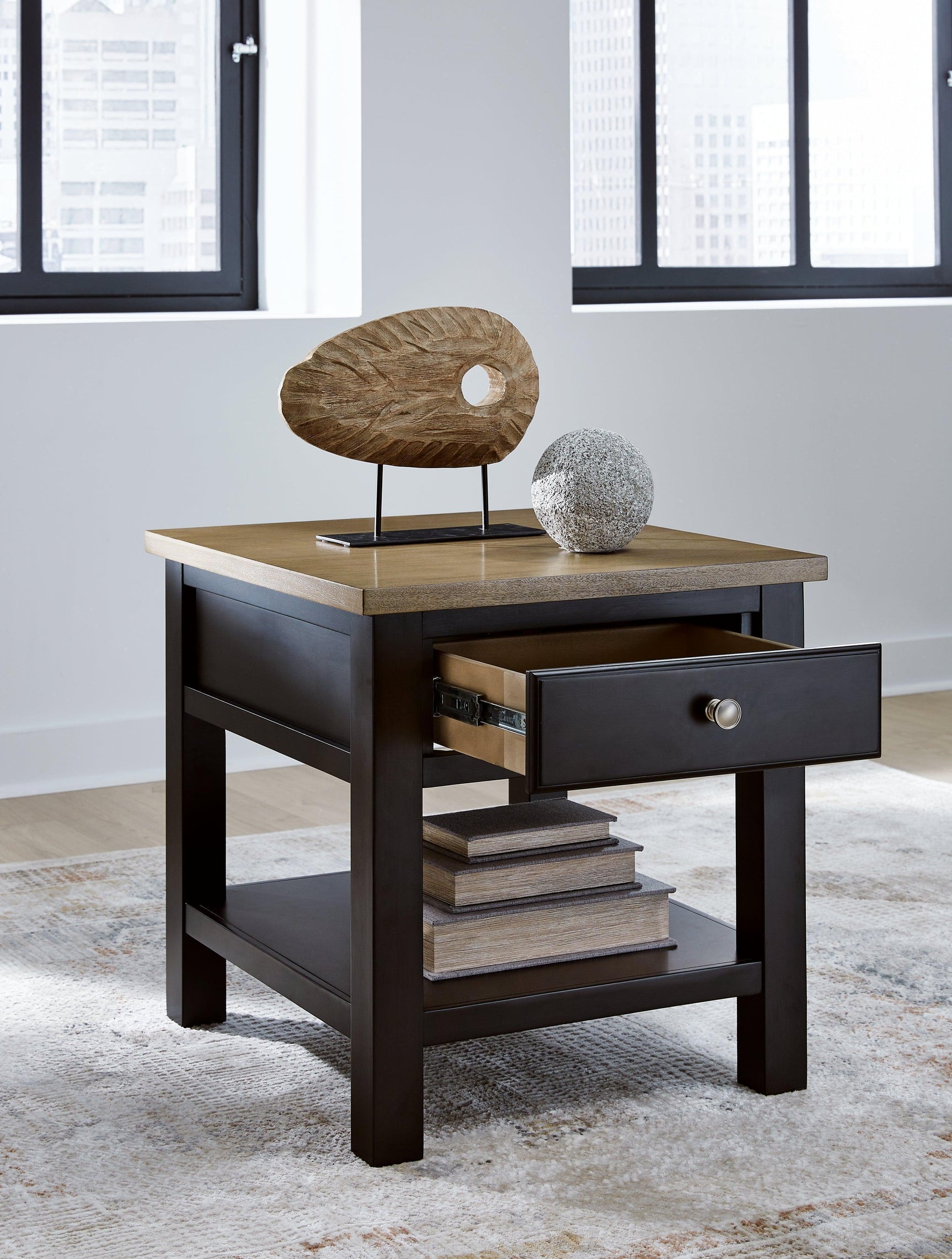 Drazmine Brown End Table