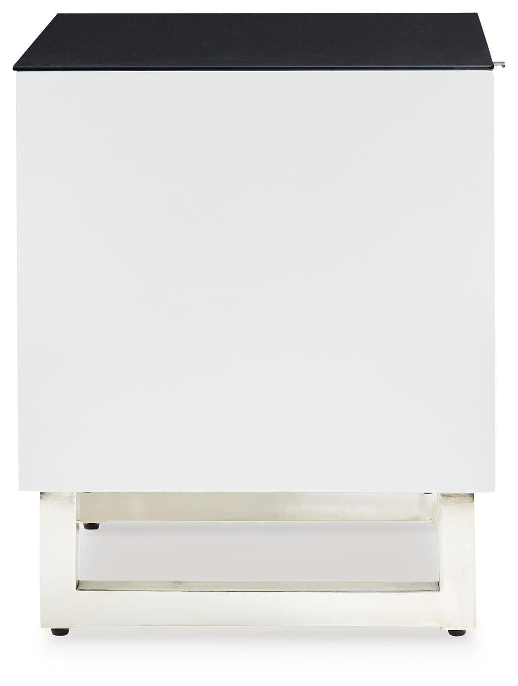 Gardoni White/Black Coffee Table with 2 End Tables