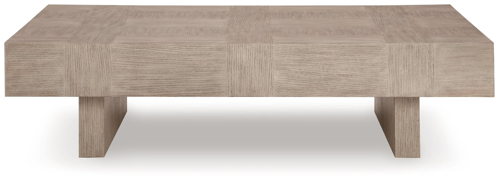 Jorlaina Light Grayish Brown Coffee Table With 2 End Tables
