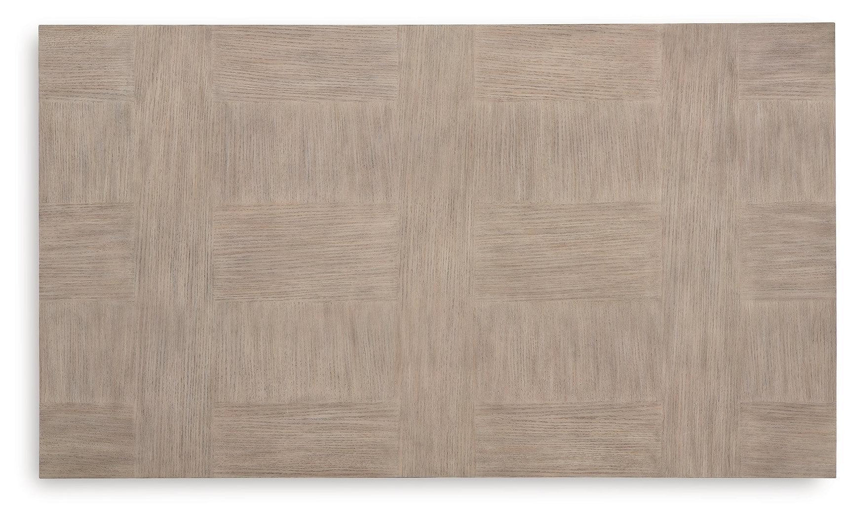 Jorlaina Light Grayish Brown Wood Coffee Table