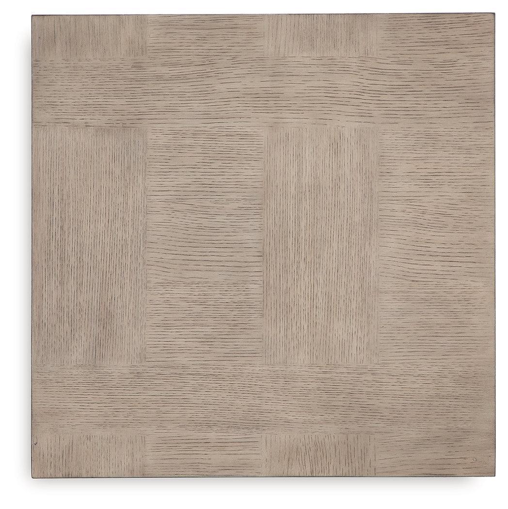 Jorlaina Light Grayish Brown Coffee Table With 1 End