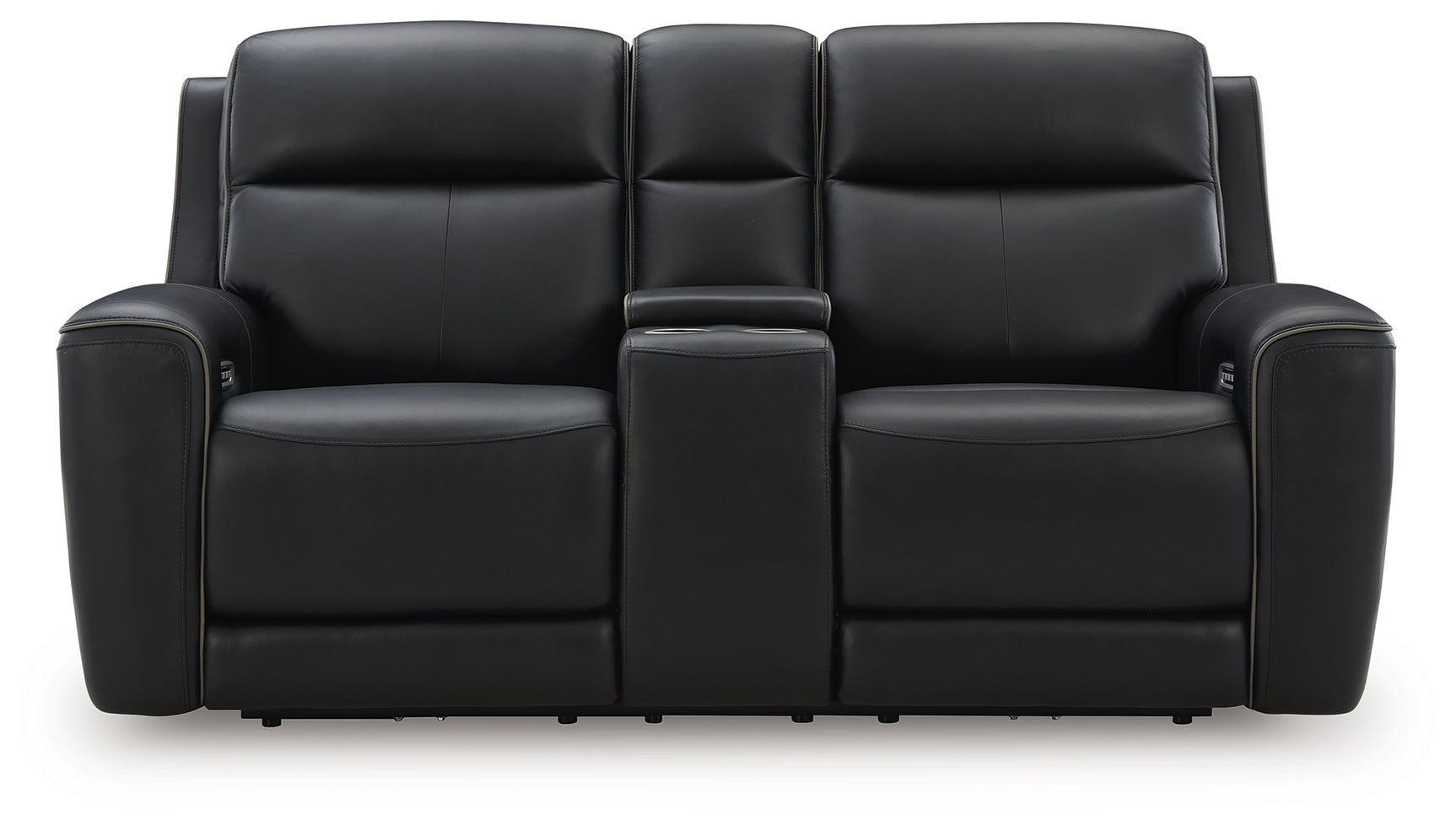5Z-Comfort Onyx Power Reclining Loveseat with Console
