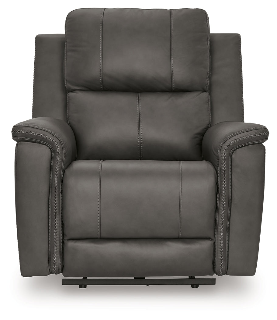 Bleckley Anchor Leather Power Recliner