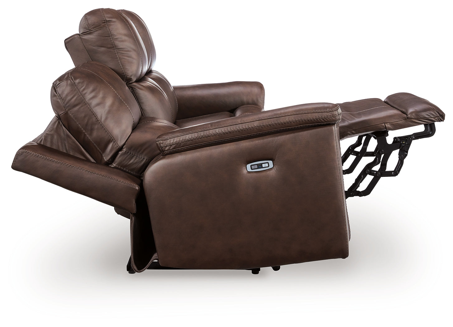 Bleckley Espresso Leather Power Reclining Sofa