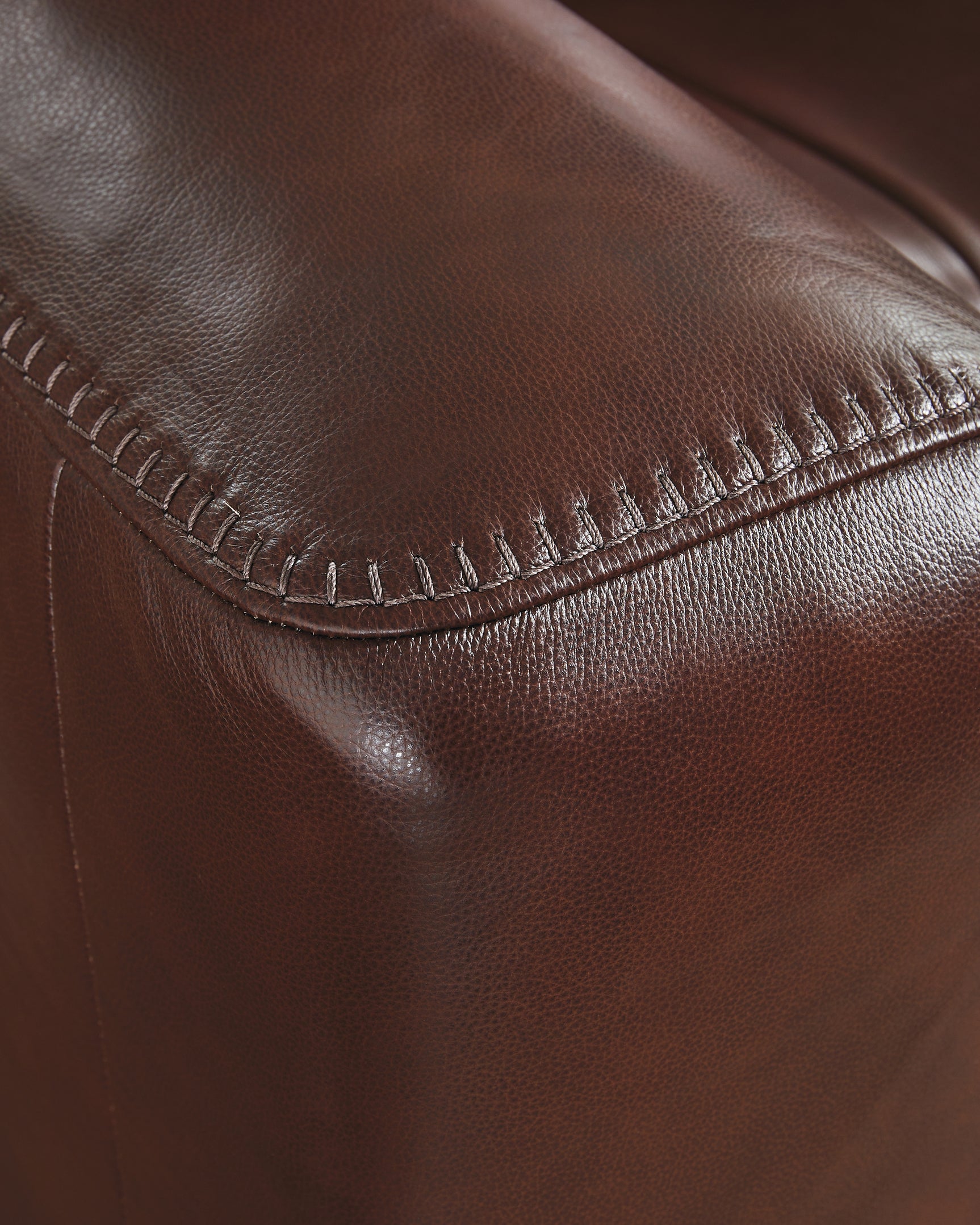 Next Move Mahogany Leather Power Reclining Sofa