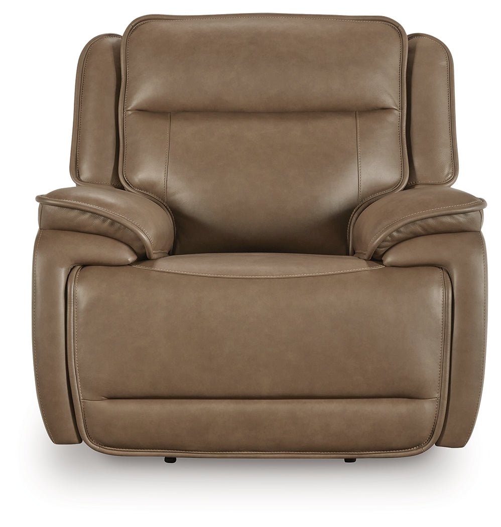Glencroft Sahara Leather Power Recliner