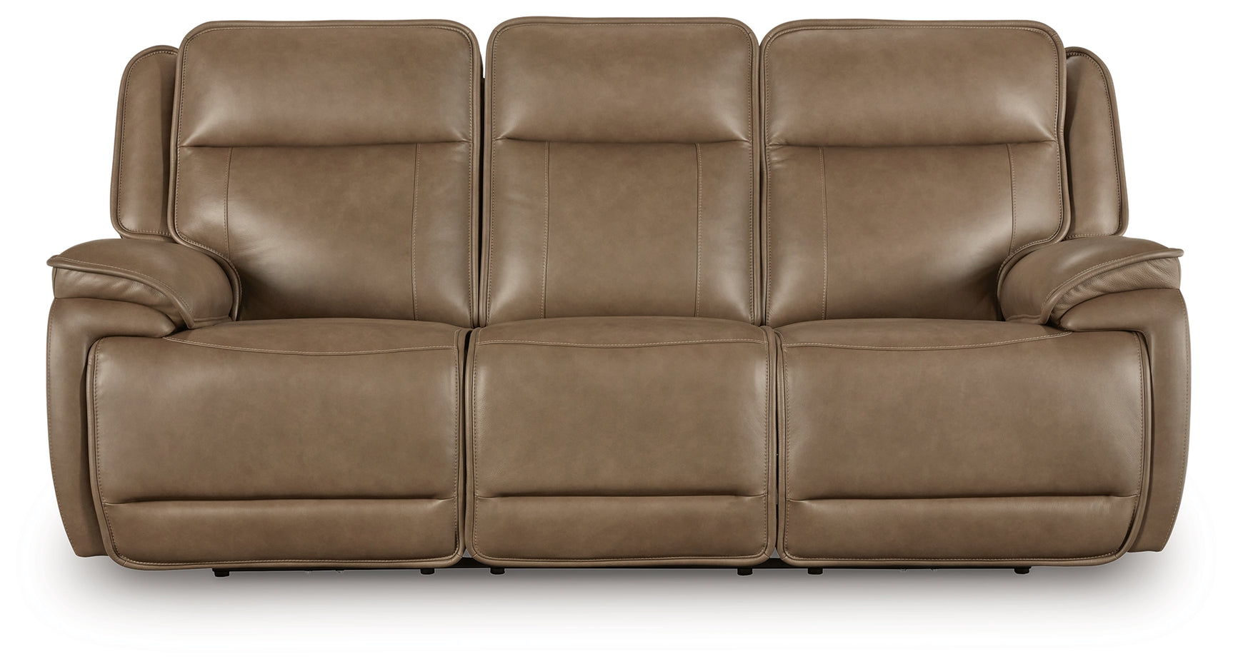 Glencroft Sahara Leather Power Reclining Sofa