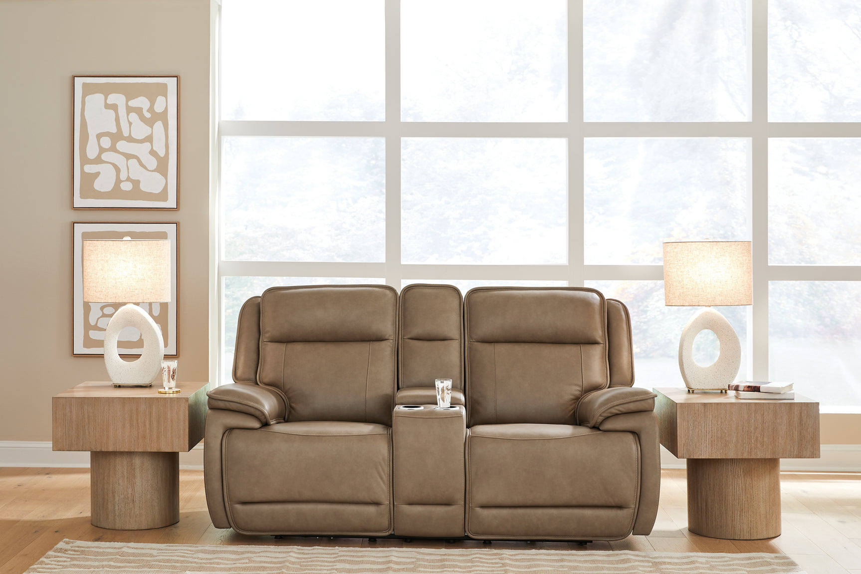 Glencroft Sahara Sofa and Loveseat