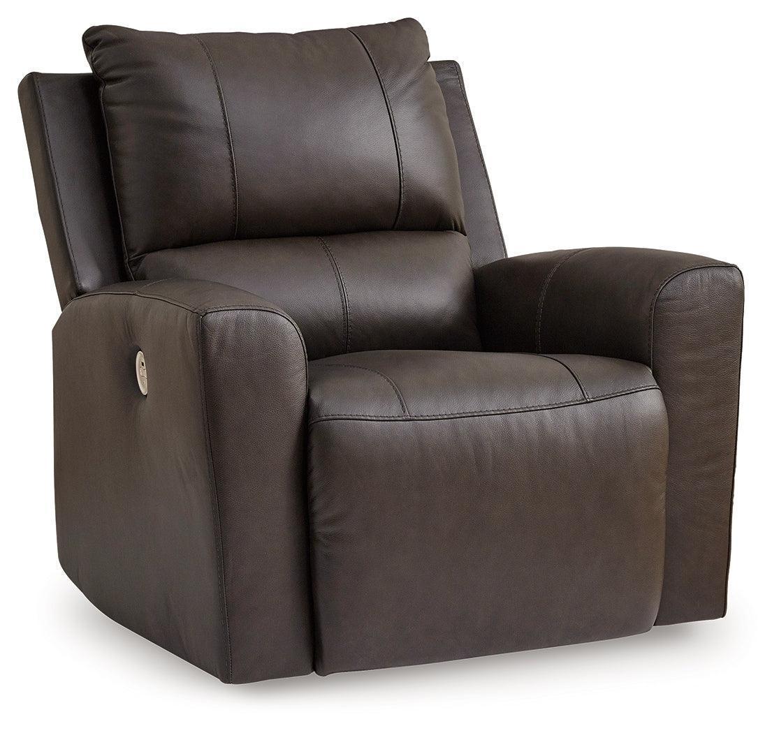 Boxmere Storm Leather Power Recliner
