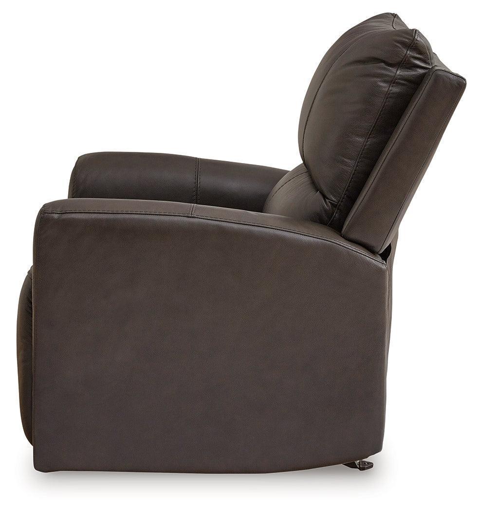 Boxmere Storm Leather Power Recliner