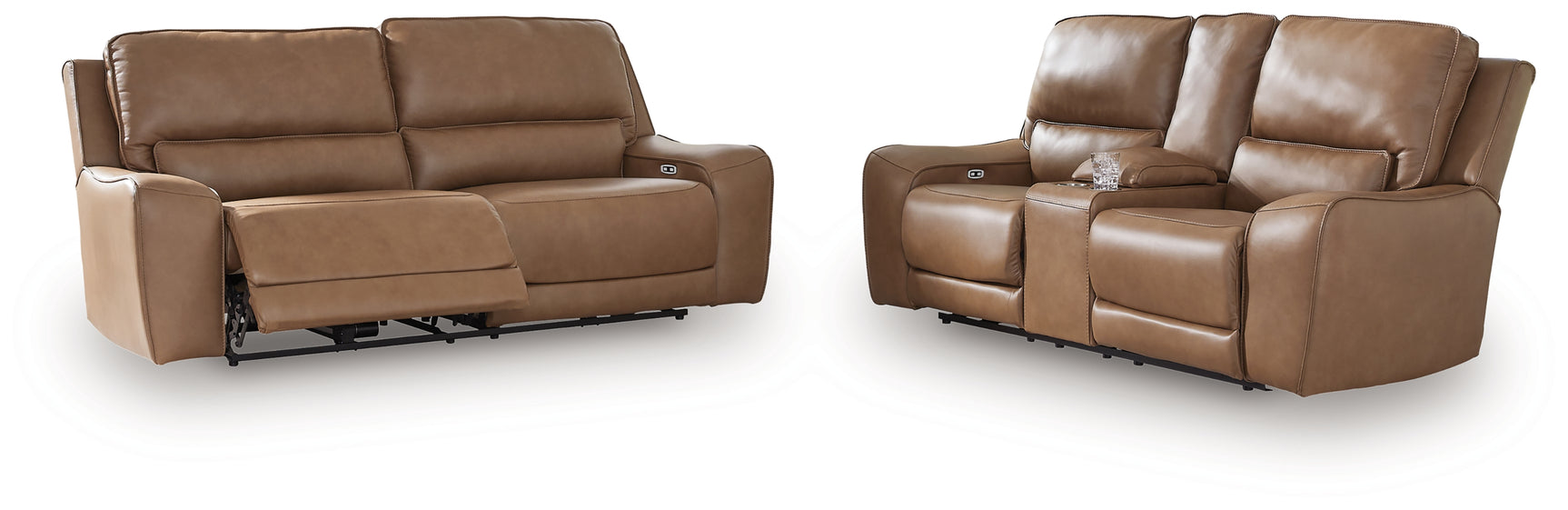 DeepWakes Caramel Sofa and Loveseat