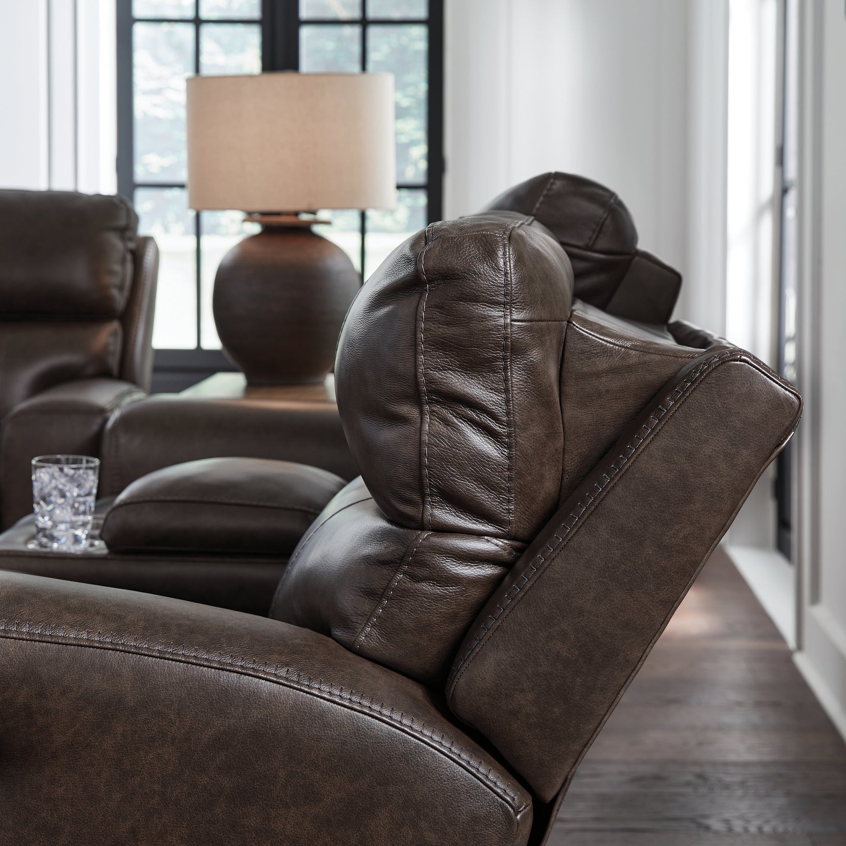 Crossplex Smoke Sofa and Loveseat