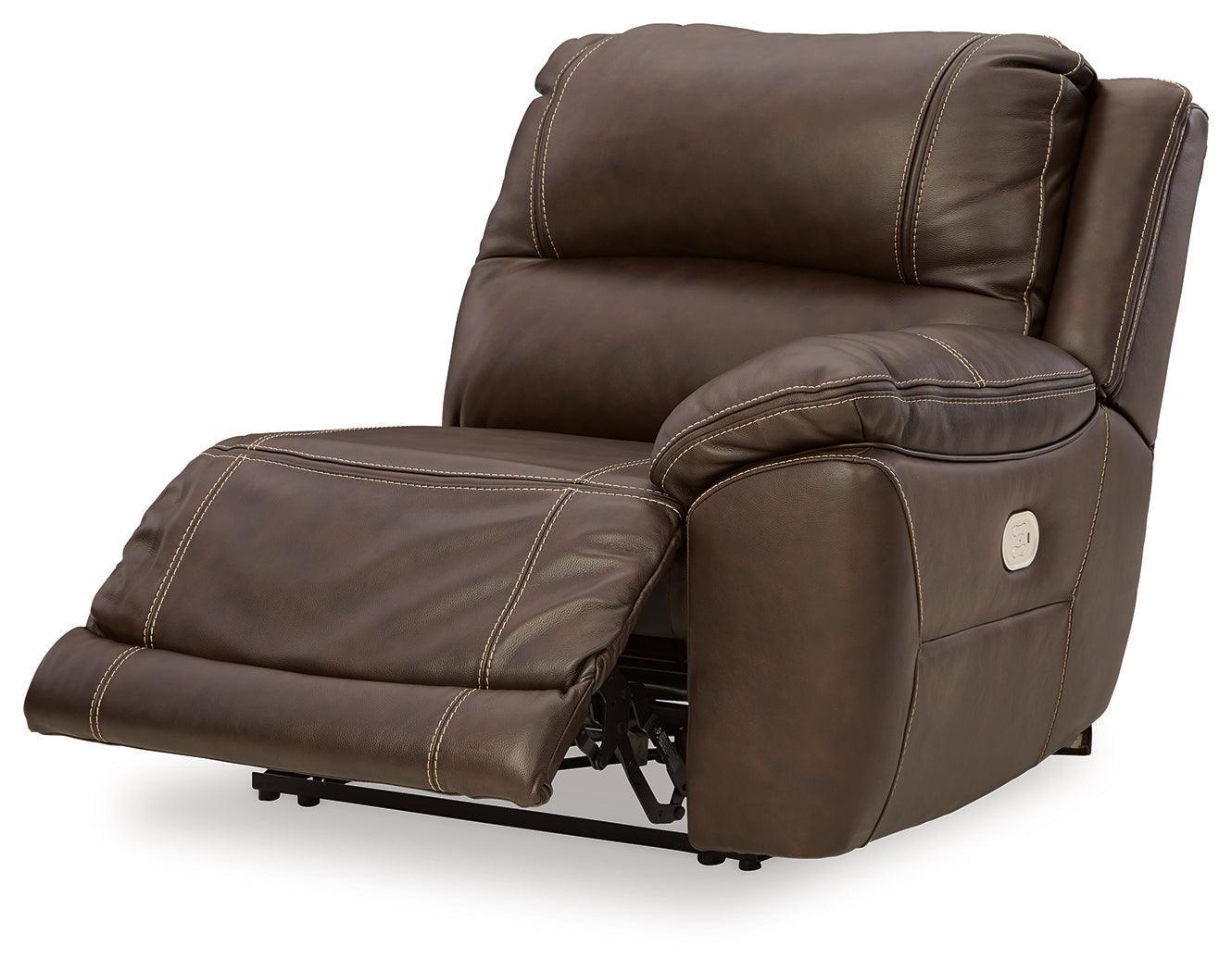 Dunleith Chocolate 7-Piece Power Reclining Sectional Sofa