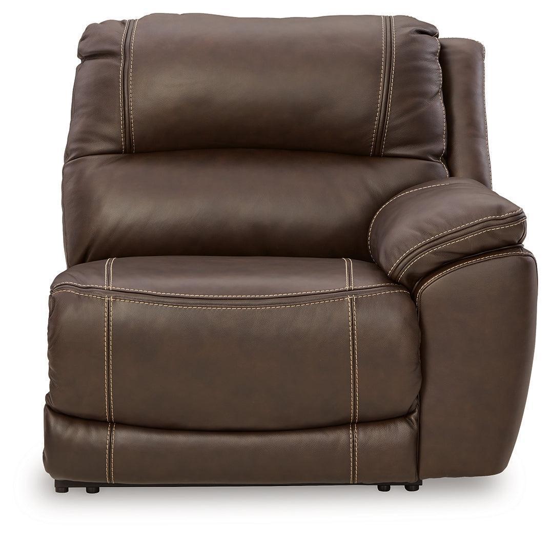 Dunleith Chocolate 7-Piece Power Reclining Sectional Sofa