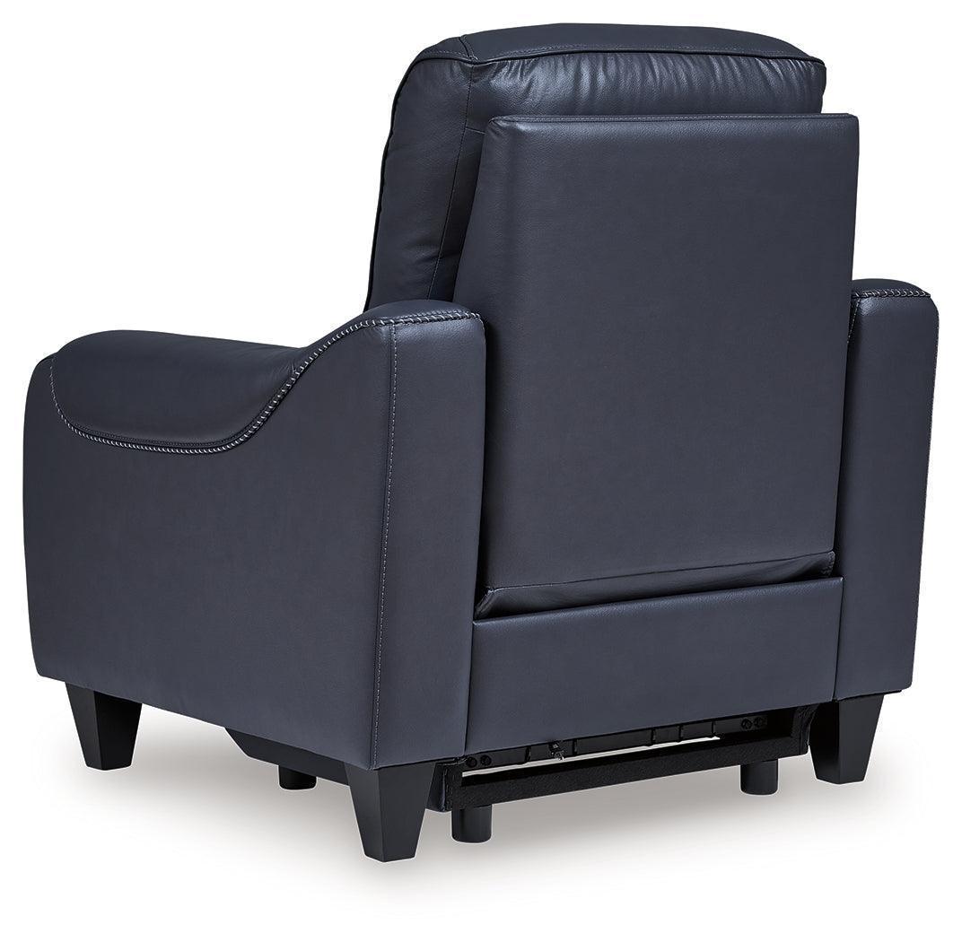 Mercomatic Ocean Leather Power Recliner