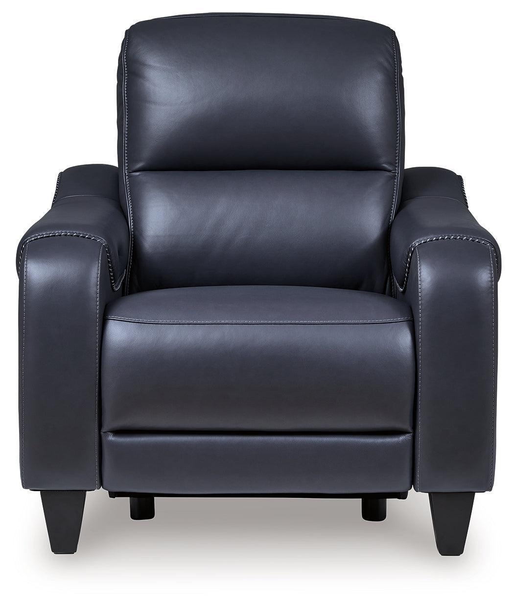 Mercomatic Ocean Leather Power Recliner
