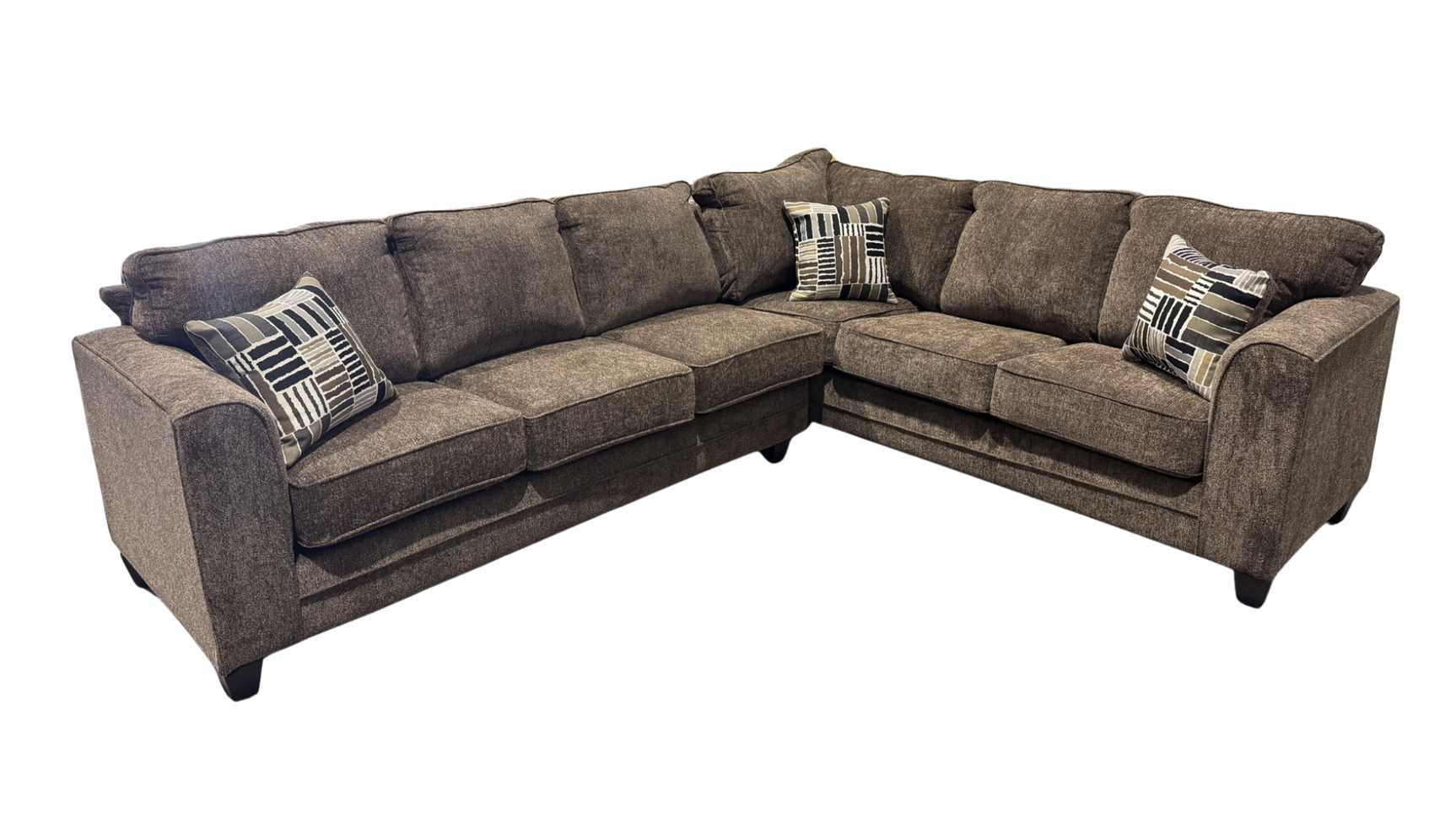 Thea Brown Fabric Sectional