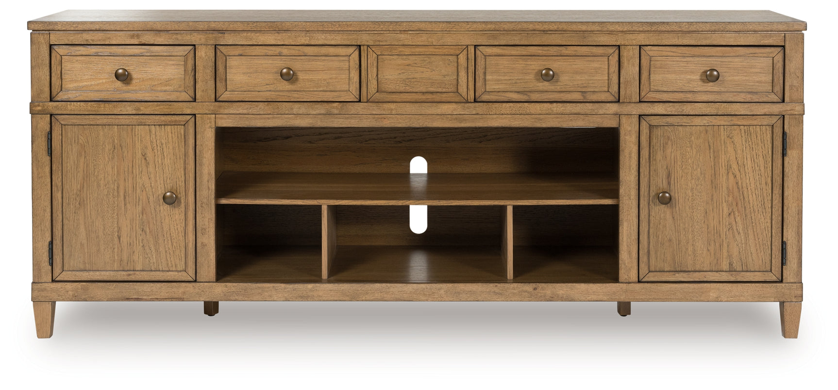 Sharlance Light Brown 81" TV Stand