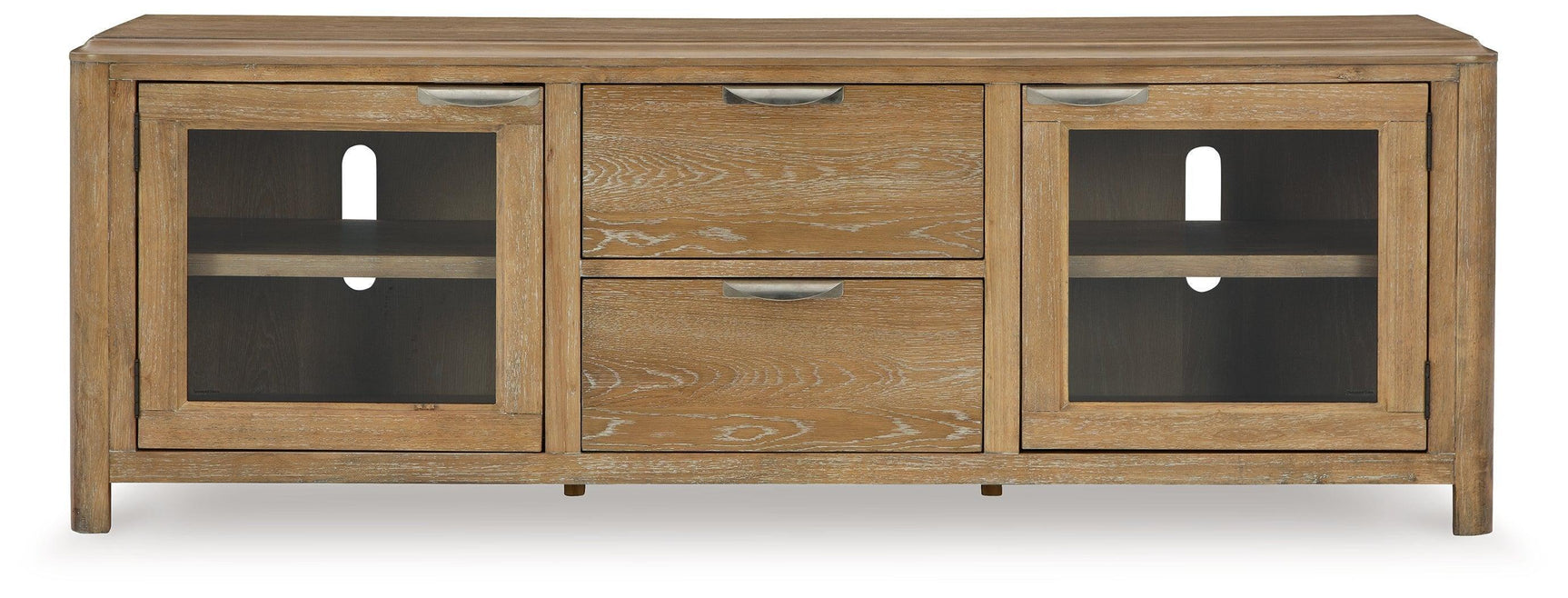 Rencott Light Brown 80" Contemporary TV Stand