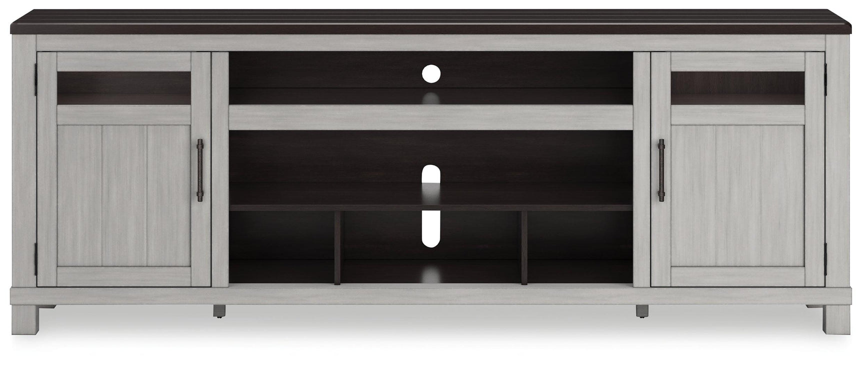 Darborn Gray/brown 88" Tv Stand - Ella Furniture