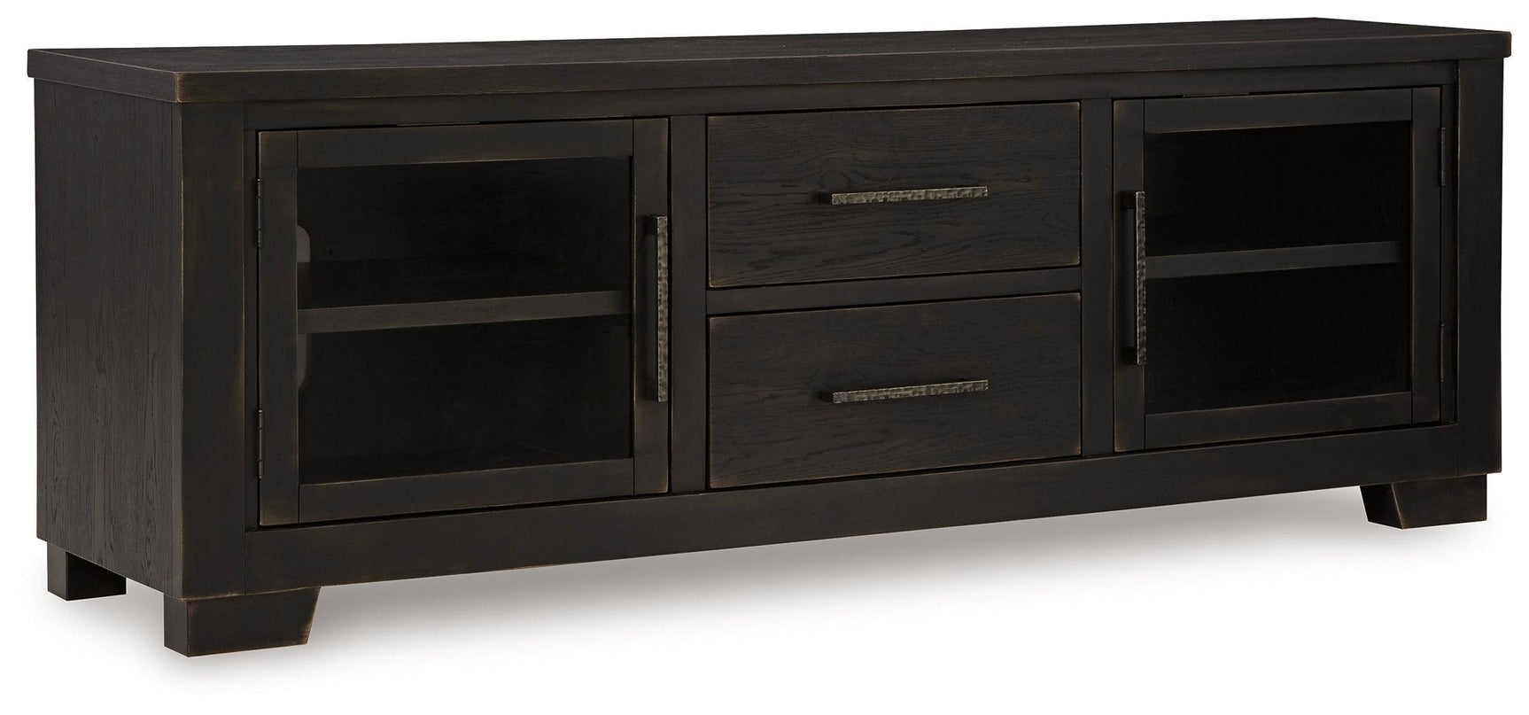 Galliden 80" Black TV Stand with Storage
