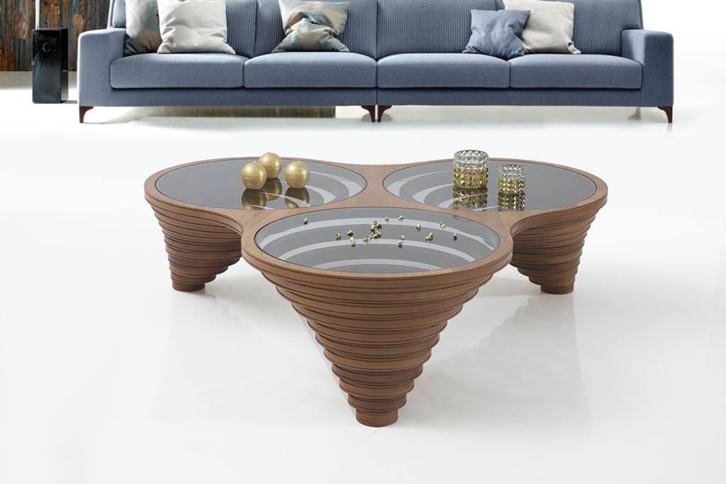 Olga Walnut Coffee Table